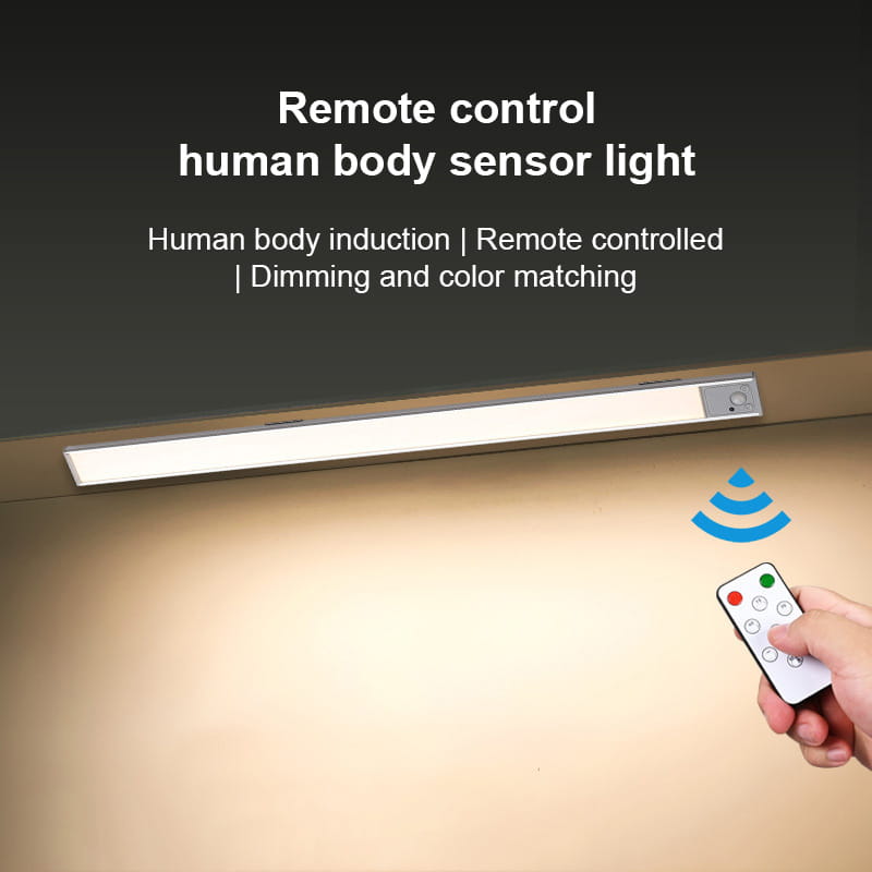 Wireless remote control sensor light