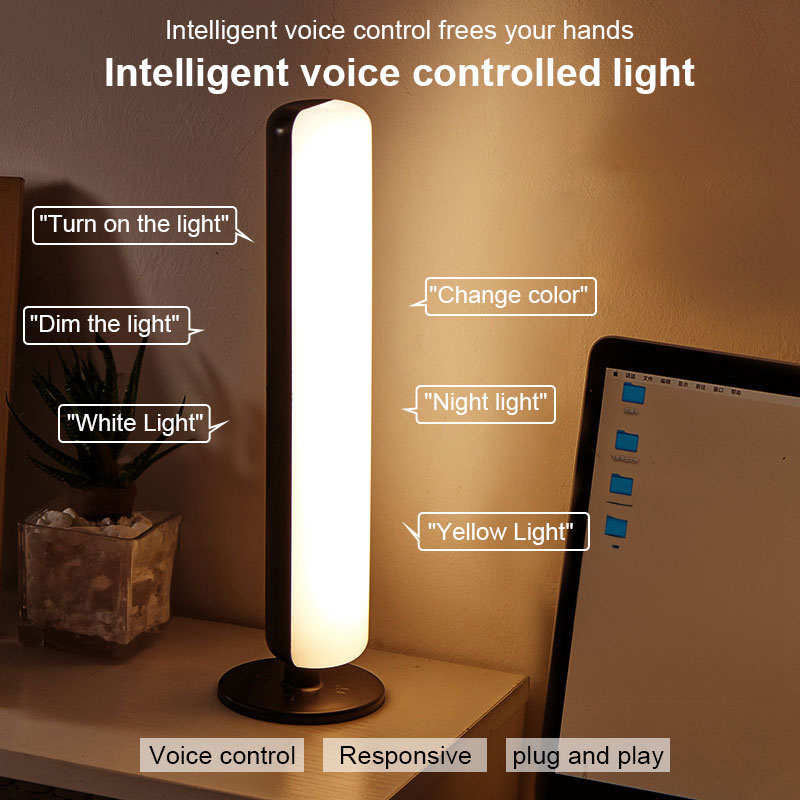 Intelligent voice controlled light