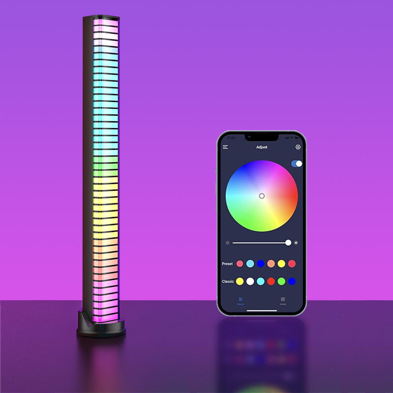 RGB Sound-Activated Music Rhythm Light